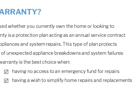 home warranty yellowstone